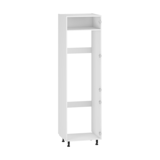 VENTO DL-60/214 carcass, high lower cabinet for a built-in refrigerator white