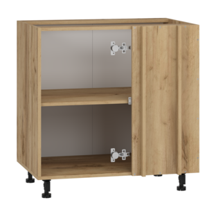 VENTO DN-100/82 carcass, corner lower cabinet craft oak