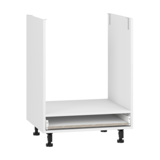 VENTO DP-60/82 carcass, lower cabinet for built-in oven white