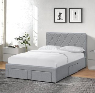 Zdjęcie do “BETINA 120 łożko z szufladami popielaty (4p=1szt)”.