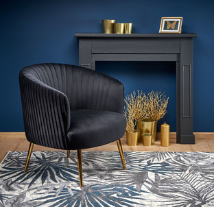 CRWON l. chair, color: black